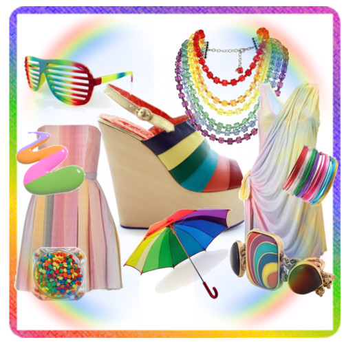 Tomorrow's Fashion Inspiration Rainbow Coloured Clothes